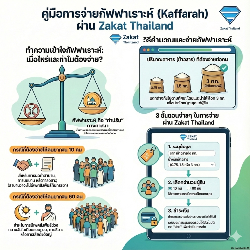 Kaffarah Calculation and Payment via Zakat Thailand